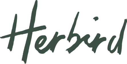 Handwritten logo of Herbird
